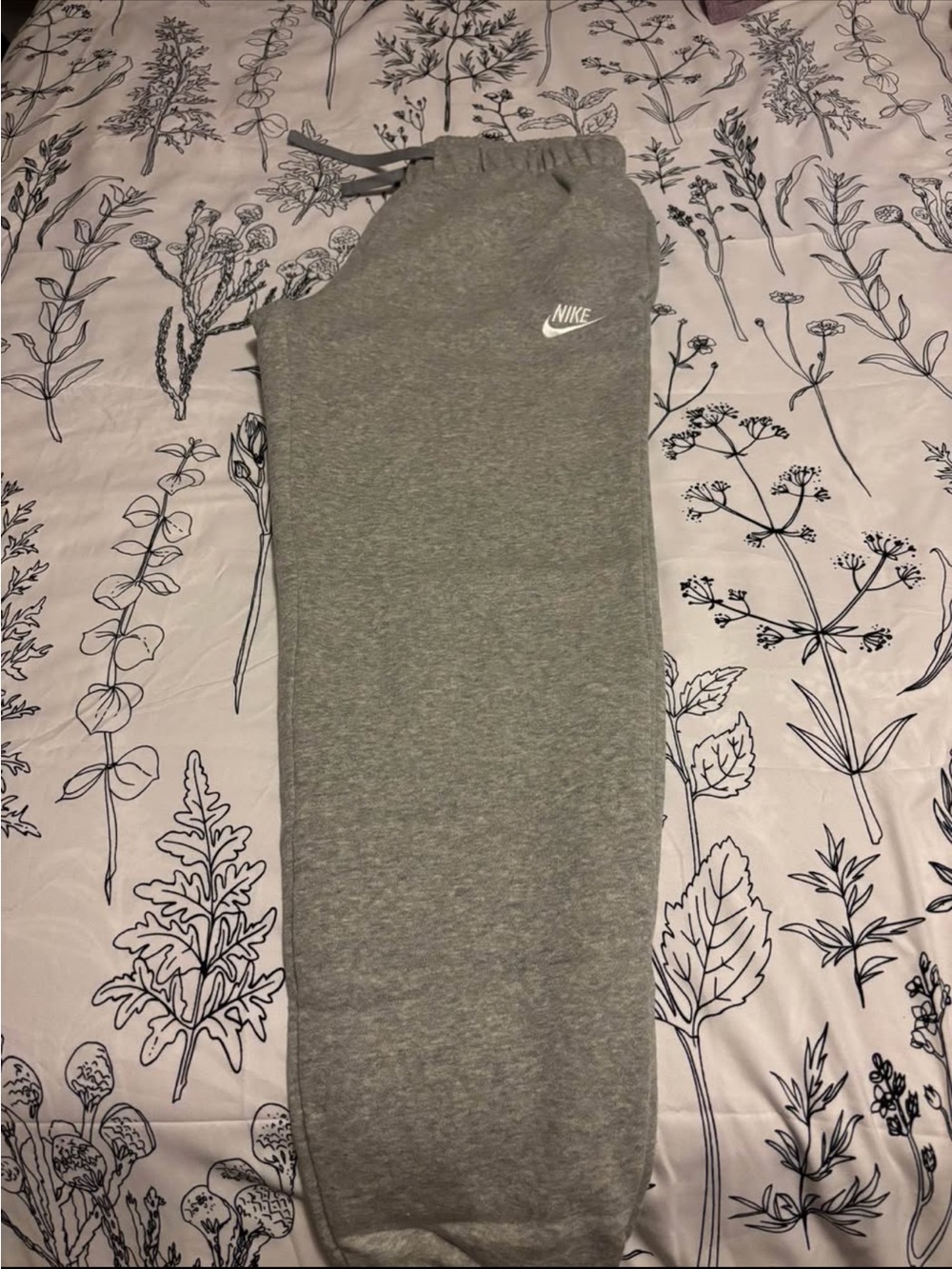 Nike Grey Logo Jogger Sweatpants